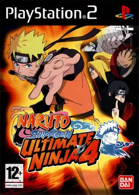 Naruto Shippuden - Ultimate Ninja 4 box cover front